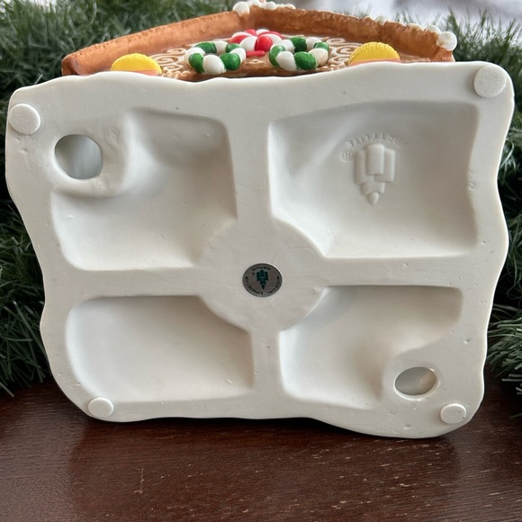Vintage PartyLite Gingerbread Hand Painted Tealight House Village Retired - Picture 14 of 16